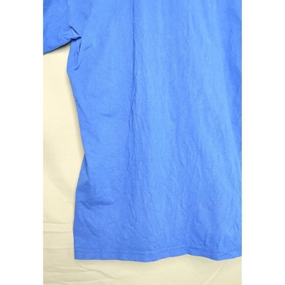 Vintage 90s Pro Club Blank Light Blue T Shirt Size Men's XXL 2X Made in the USA - Picture 9 of 12